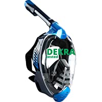 Khroom® Máscara de Snorkel Segura para CO2- Máscara Facial de Esnórquel Antivaho | Seaview X - Máscara de Buceo para…